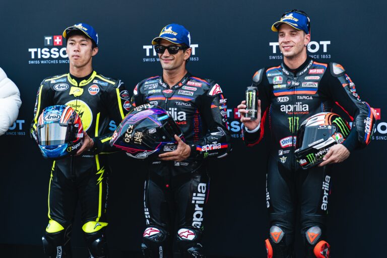Aprilia Racing domina le qualifiche e brilla nella sprint di Assen
