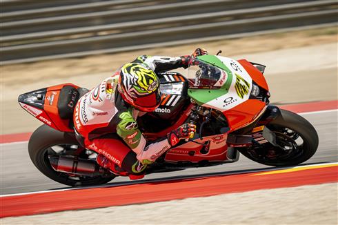 bimota KB998 Rimini del bimota by Kawasaki Racing Team in vista del round di Misano