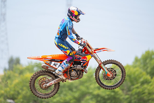 Julien Beaumer, secondo nella 250MX a Hangtown con la KTM 250 SX-F Factory Edition