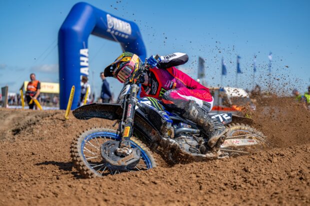 Team Monster Energy Yamaha al GP di Lettonia a Kegums