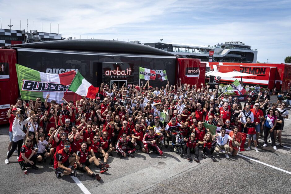 Nicolò Bulega e la Ducati Aruba.it Racing al Misano World Circuit dopo il weekend da tripletta