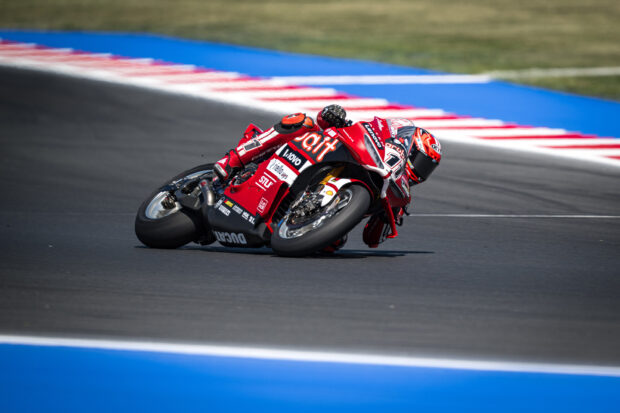 Ducati Aruba.it Racing impegnata nelle prove libere del WorldSBK Misano