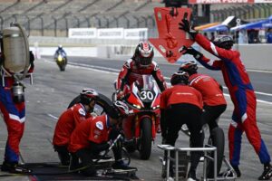 Moto Honda CBR1000RR-R SP del team HRC ai test in vista della Suzuka 8 Hours 2026