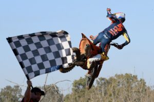 Pilota del team Red Bull KTM - De Carli Racing con la KTM 450 SX-F al GP MXGP Sudafrica 2026