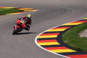 Honda HRC Castrol al Sachsenring durante il weekend del GP di Germania