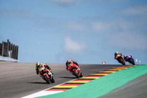 Honda HRC Castrol al Sachsenring durante il weekend del GP di Germania