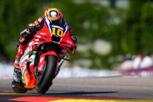 Honda HRC Castrol al Sachsenring: RC213V del team durante il weekend di gara