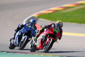 Team Honda HRC Castrol al Sachsenring durante il weekend del Gran Premio di Germania