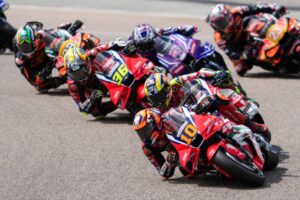 Honda HRC Castrol al lavoro sul setup al Sachsenring prima della gara