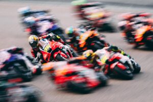 Team Honda HRC Castrol al Sachsenring durante il weekend di gara
