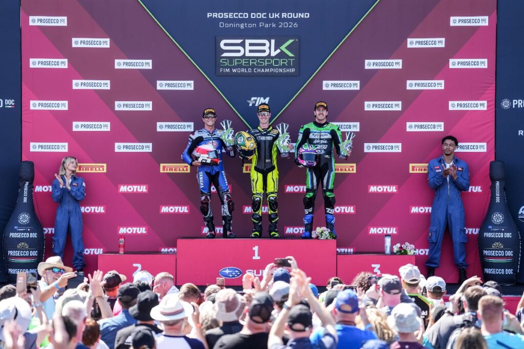 Iker Lecuona vincitore a Donington Park con la Ducati ufficiale nel Round di WorldSBK