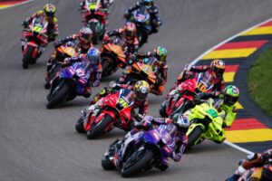 Honda HRC Castrol al MotoGP Sachsenring durante il weekend del Gran Premio di Germania