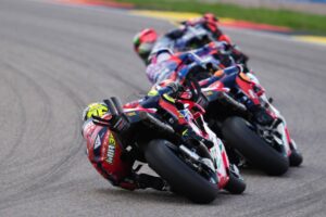 Team Honda HRC Castrol al Sachsenring durante il Gran Premio di Germania
