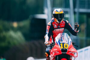 Team Honda HRC Castrol al Sachsenring durante il Gran Premio di Germania 2026