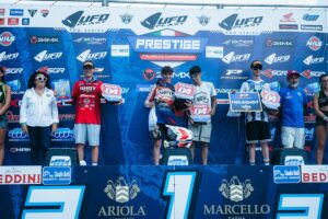 Piloti del progetto Pata Talenti Azzurri FMI in gara tra pista e fuoristrada durante il weekend di luglio