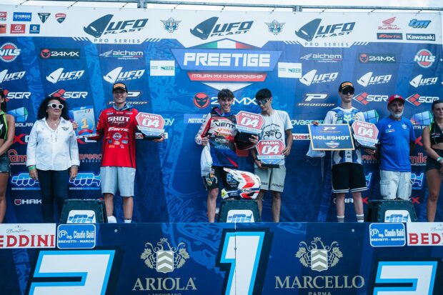 Piloti del progetto Pata Talenti Azzurri FMI in gara tra pista e fuoristrada durante il weekend di luglio