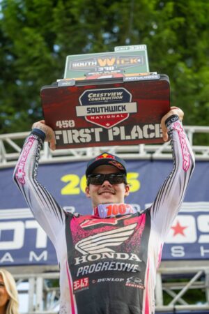 Jett Lawrence a Southwick nel Motocross AMA 2026