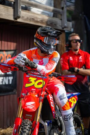 Jett Lawrence sulla CRF450RWE di Honda HRC Progressive a Southwick