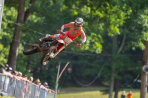 Jett Lawrence a Southwick con la CRF450RWE, leader della 450MX
