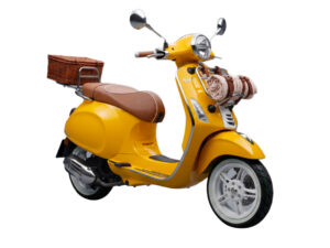 Vespa Gigi Edition: livrea giallo sole, sella cognac e dettagli in avorio