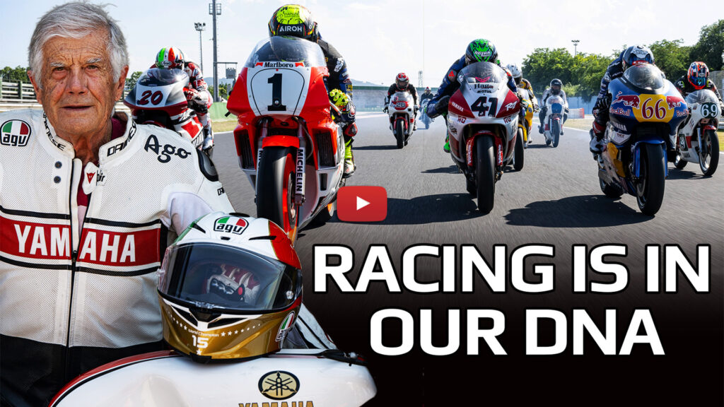 Yamaha Racing Experience con le moto storiche e i protagonisti della tradizione racing Yamaha