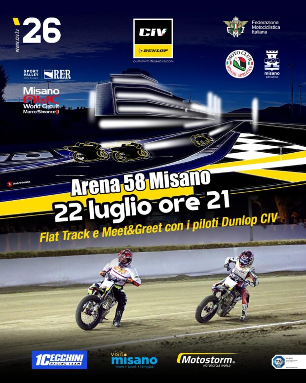 CIV Racing Night 2026 al Misano World Circuit tra gare, paddock e intrattenimento