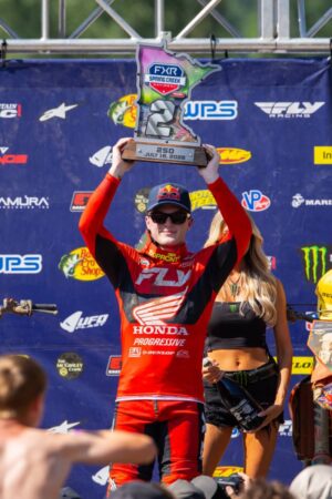 Hunter Lawrence al round di Spring Creek dell'AMA Pro Motocross 2026