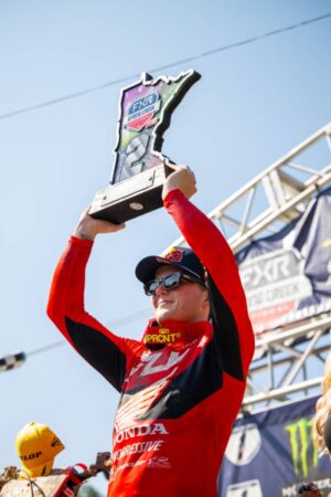 Hunter Lawrence nel round di Spring Creek dell'AMA Pro Motocross 2026