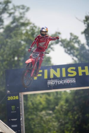Hunter Lawrence nel round AMA Pro Motocross di Spring Creek