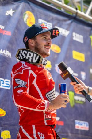 Hunter Lawrence e Honda HRC Progressive al round AMA Pro Motocross di Spring Creek