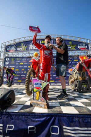 Hunter Lawrence nel round AMA Pro Motocross di Spring Creek