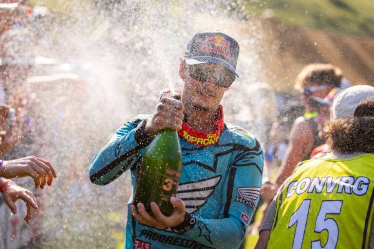 Hunter Lawrence domina Spring Creek e torna leader della 450MX