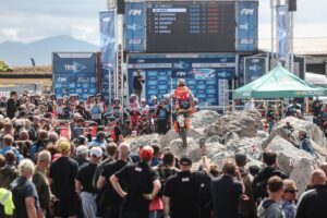 Toni Bou al TrialGP Gran Bretagna sul tracciato di Anglesey