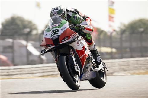 Bimota KB4 by Kawasaki in gara a Donington nella tappa WorldSBK