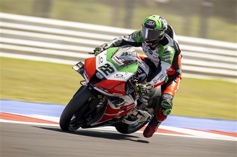 Bimota KB998 Rimini del team bimota by Kawasaki al Donington Park WorldSBK