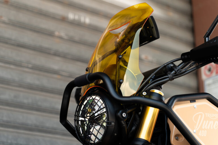 Dune 400, la Scrambler italiana di South Garage per Triumph Originals