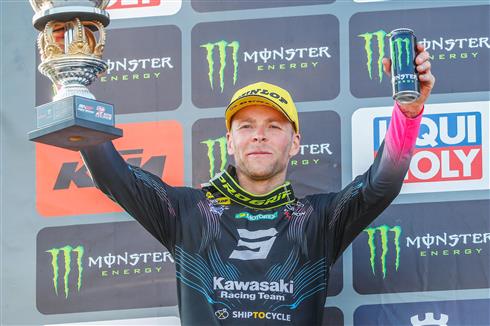 Romain Febvre e Kawasaki Racing Team al termine della collaborazione in MXGP 2026