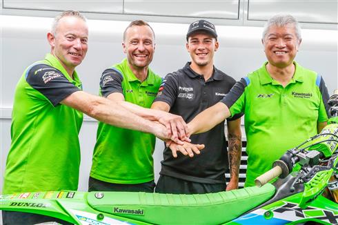 Francisco Garcia nel progetto Kawasaki Racing Team MX2