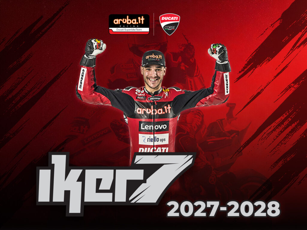 Iker Lecuona confermato da Aruba.it Racing Ducati nel Mondiale Superbike fino al 2028