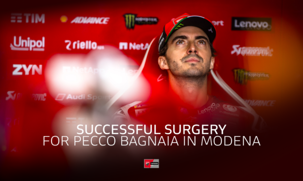 Francesco Bagnaia, operato all’avambraccio destro, punta al rientro a Silverstone