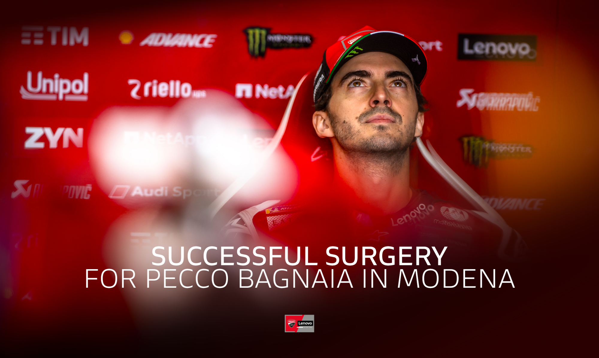 Francesco Bagnaia, operato all’avambraccio destro, punta al rientro a Silverstone