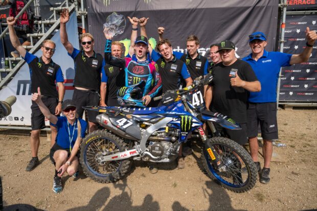 Yamaha YZ250FM del Monster Energy Yamaha Factory MX2 Team nel Mondiale MX2