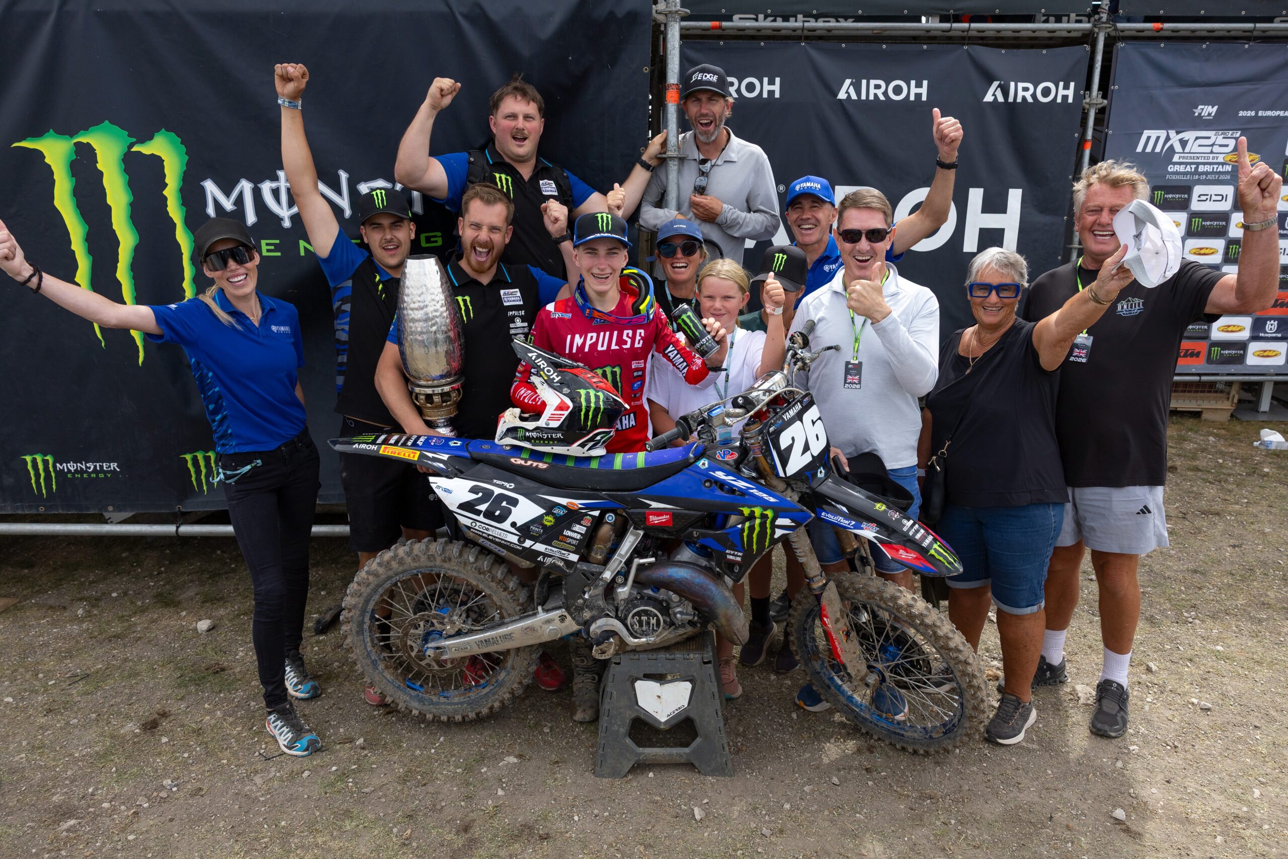 Yamaha nella classe EMX125 al round di Foxhills