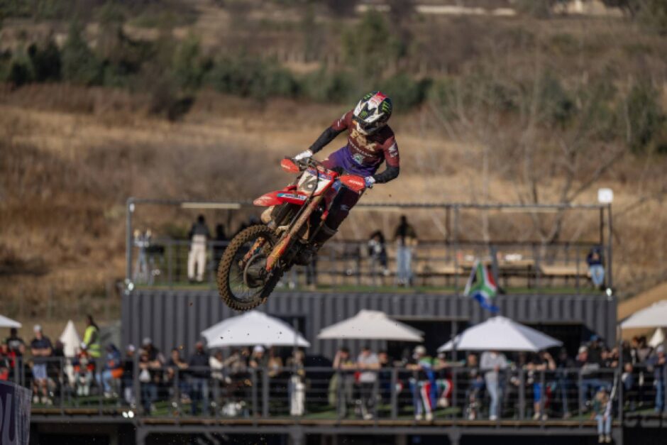 Tom Vialle con la Honda HRC Petronas al MXGP del Sudafrica, quarto nelle qualifiche