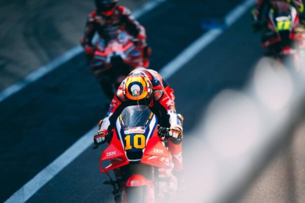 Honda HRC Castrol nel weekend di MotoGP Silverstone con Mir in Q2 e Marini atteso in Q1