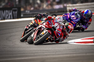 Ducati Lenovo Team nella Sprint di Silverstone, condizionata dai problemi di grip al posteriore