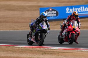 Honda HRC Castrol impegnata nel Gran Premio di Gran Bretagna MotoGP a Silverstone