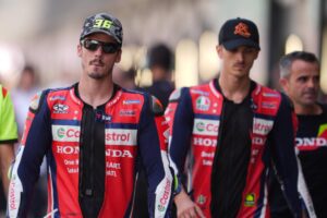 Luca Marini e Honda HRC Castrol nel contesto del MotoGP British GP a Silverstone