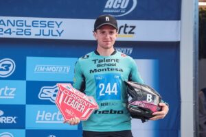 Alex Canales, leader del Mondiale Trial2 2026 con la Montesa