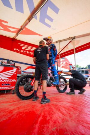 Honda HRC Progressive e Hunter Lawrence nel motocross AMA 2026